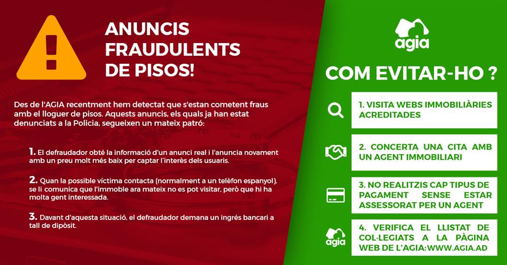 ALERTA!! Anuncis Fraudulents